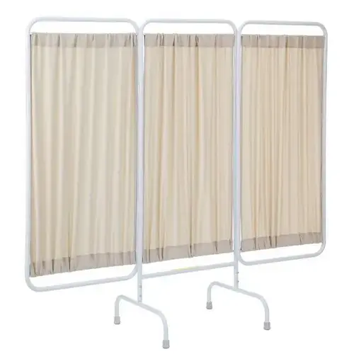 Designer 3 Panel Stationary Antimicrobial Medical Screen Blue Designer 3 Panel Stationary Antimicrobial Medical Screen Blue