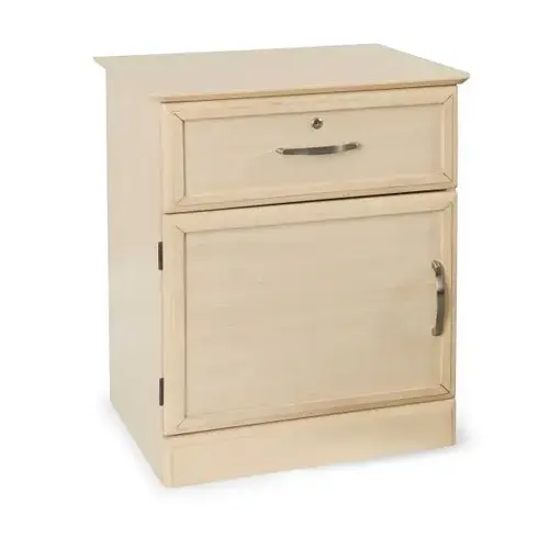Nightstand 1 Door/1 Drawer Maple Nightstand 1 Door/1 Drawer Maple