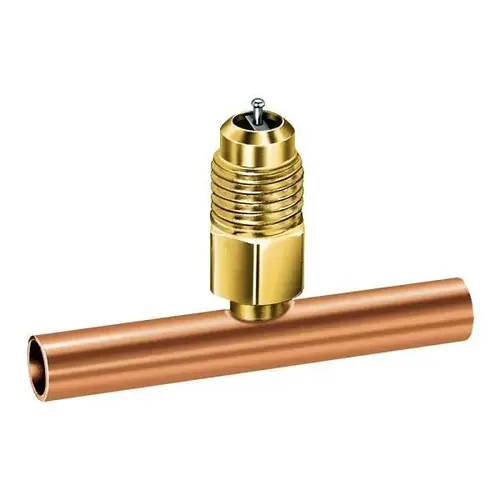 Copper Braze Tee Adjustable 3/8" Ods X 1/2" Odf Copper Braze Tee Adjustable 3/8" Ods X 1/2" Odf
