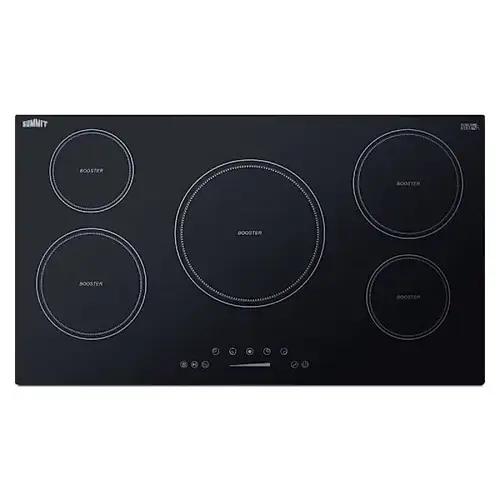 10200w 208-240v 36" Wide 5-Zone Built-In Induction Cooktop 10200w 208-240v 36" Wide 5-Zone Built-In Induction Cooktop