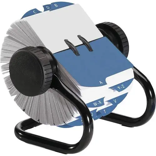 Open Classic Rotary Files 500 Card Cap A To Z Index Guide Black Open Classic Rotary Files 500 Card Cap A To Z Index Guide Black