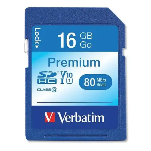 16gb Sdhc Memory Card Uhs-I V10 U1 Class 10 Up To 80mb/S Read Speed 16gb Sdhc Memory Card Uhs-I V10 U1 Class 10 Up To 80mb/S Read Speed