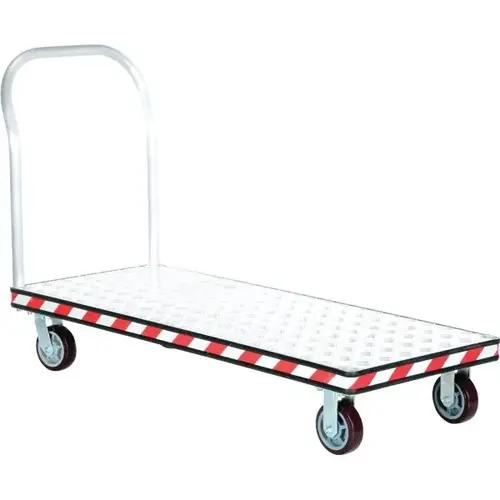 3600 Lb Capacity Aluminum Treadplate Platform Truck 60" X 24" 3600 Lb Capacity Aluminum Treadplate Platform Truck 60" X 24"