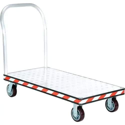3600 Lb Capacity Aluminum Treadplate Platform Truck 48" X 24" 3600 Lb Capacity Aluminum Treadplate Platform Truck 48" X 24"