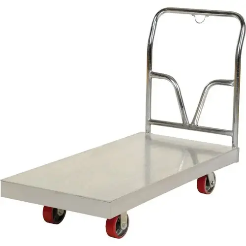 3600 Lb Capacity Silver Aluminum Sheet Deck Platform Truck 60" X 30" 3600 Lb Capacity Silver Aluminum Sheet Deck Platform Truck 60" X 30"