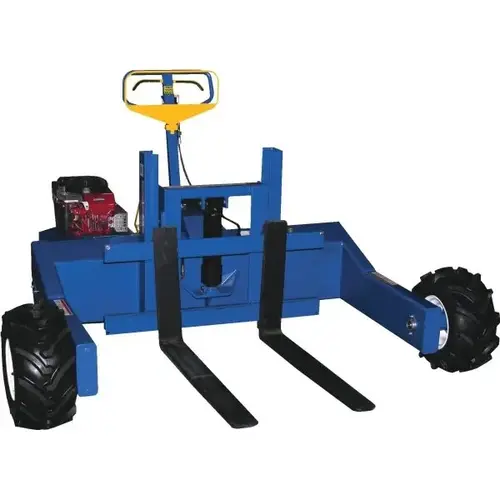 3000 Lb Capacity Blue Gas Powered All-Terrain Pallet Truck 36" 3000 Lb Capacity Blue Gas Powered All-Terrain Pallet Truck 36"
