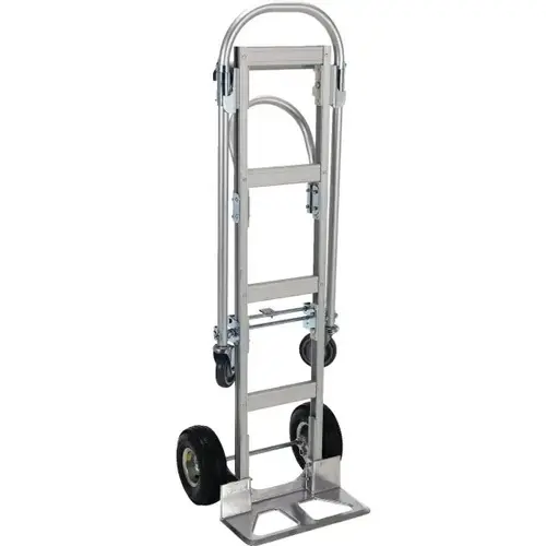 Silver Aluminum Convertible Hand Truck 61-1/2" X 20-1/2" Silver Aluminum Convertible Hand Truck 61-1/2" X 20-1/2"