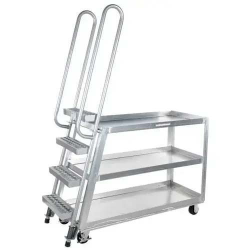 500 Lb Capacity Hi-Duty Stock Picker Truck 56 X 21.88" 500 Lb Capacity Hi-Duty Stock Picker Truck 56 X 21.88"