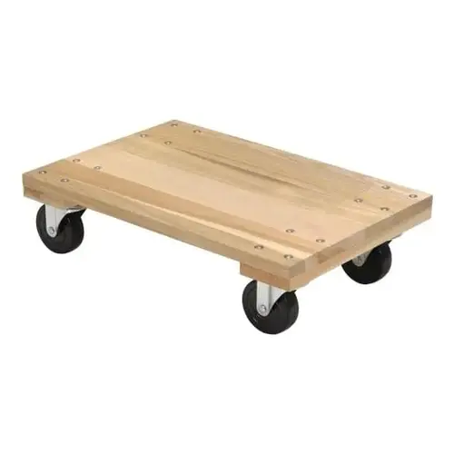 1200 Lb Capacity Solid Deck Hardwood Dolly 24 X 16" 1200 Lb Capacity Solid Deck Hardwood Dolly 24 X 16"
