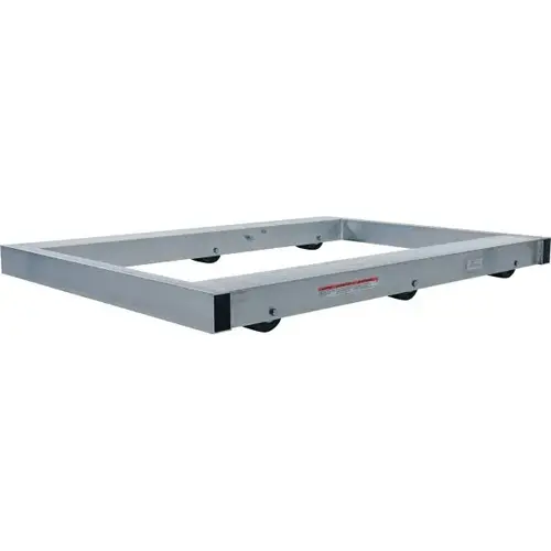 4000 Lb Capacity Aluminum Pallet Dolly 48" X 36" 4000 Lb Capacity Aluminum Pallet Dolly 48" X 36"
