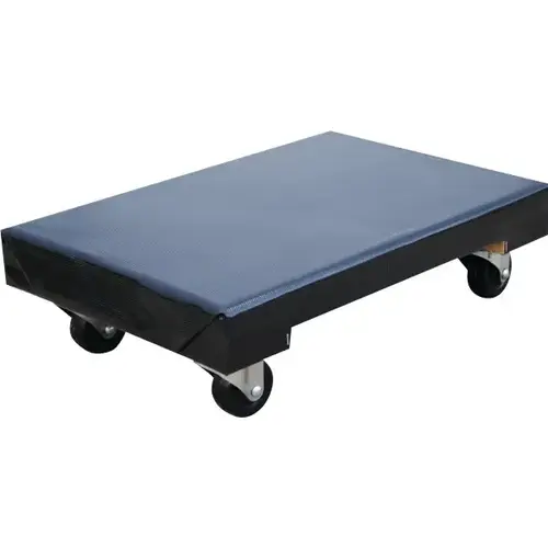 900 Lb Capacity Black Hardwood Vinyl Covered Dolly 24" X 16" 900 Lb Capacity Black Hardwood Vinyl Covered Dolly 24" X 16"