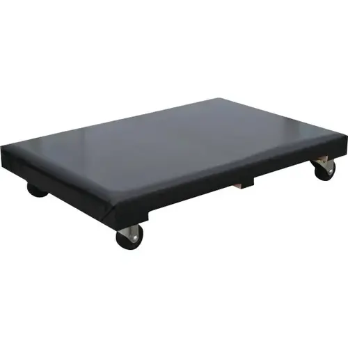 900 Lb Capacity Black Hardwood Vinyl Covered Dolly 36" X 24" 900 Lb Capacity Black Hardwood Vinyl Covered Dolly 36" X 24"