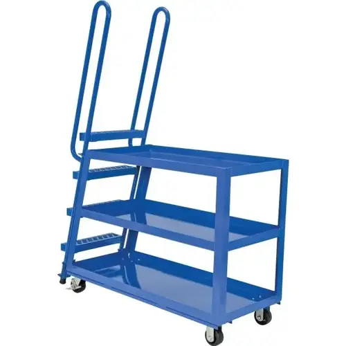 1000 Lb Capacity Blue Steel Mold-On Rubber High-Duty Truck 51" X 21.5" 1000 Lb Capacity Blue Steel Mold-On Rubber High-Duty Truck 51" X 21.5"