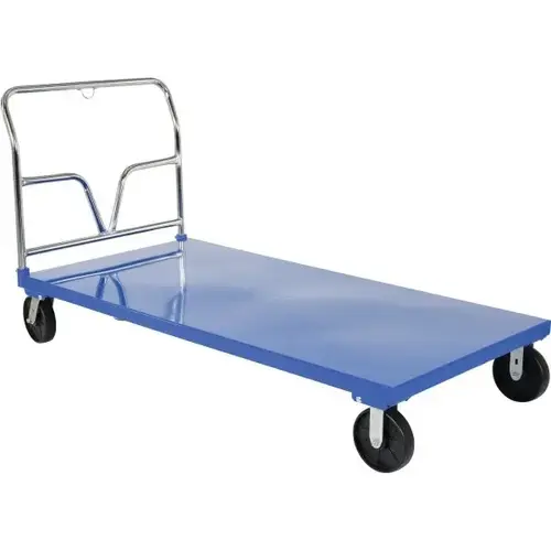 3600 Lb Capacity Blue Steel Platform Truck 72" X 36" 3600 Lb Capacity Blue Steel Platform Truck 72" X 36"