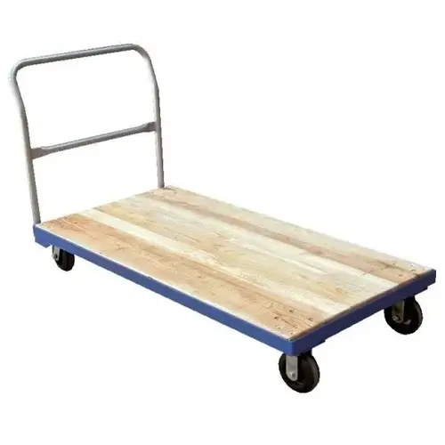 1600 Lb Capacity Hardwood Steel Frame Platform Truck 48" X 24" 1600 Lb Capacity Hardwood Steel Frame Platform Truck 48" X 24"