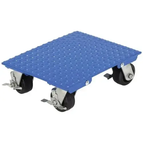 1200 Lb Capacity Blue Steel Swivel Plate Dolly 18" X 14" 1200 Lb Capacity Blue Steel Swivel Plate Dolly 18" X 14"