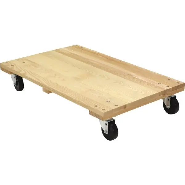Vestil 1200 Lb Capacity Solid Deck Hardwood Dolly 36 X 24 HDOS-2436-12 Vestil 1200 Lb Capacity Solid Deck Hardwood Dolly 36 X 24 HDOS-2436-12