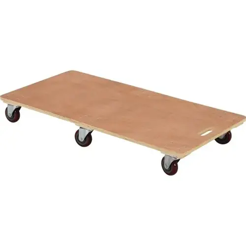 1200 Lb Capacity Solid Deck Hardwood Dolly 48 X 24" 1200 Lb Capacity Solid Deck Hardwood Dolly 48 X 24"