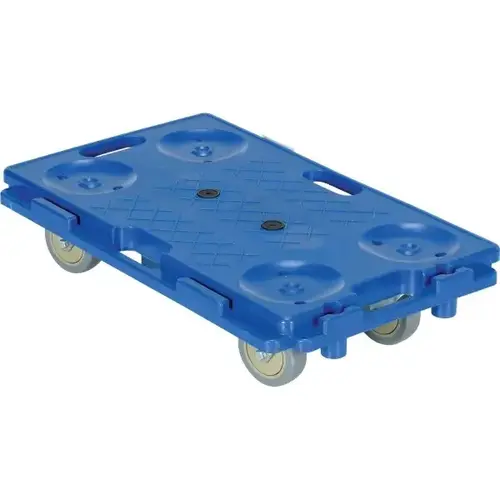 250 Lb Capacity Interlocking Plastic Dolly 26.5 X 16" 250 Lb Capacity Interlocking Plastic Dolly 26.5 X 16"