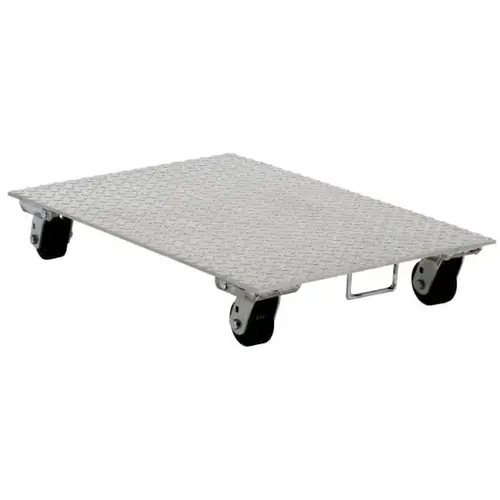 Aluminum Plate Dolly 27 X 16" With Rubber Swivel Casters Aluminum Plate Dolly 27 X 16" With Rubber Swivel Casters