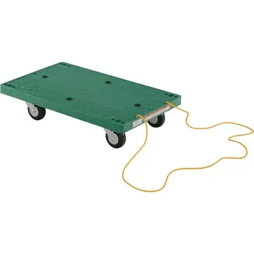 500 Lb Capacity Plastic Dolly 30 X 18" With Pull Rope 500 Lb Capacity Plastic Dolly 30 X 18" With Pull Rope