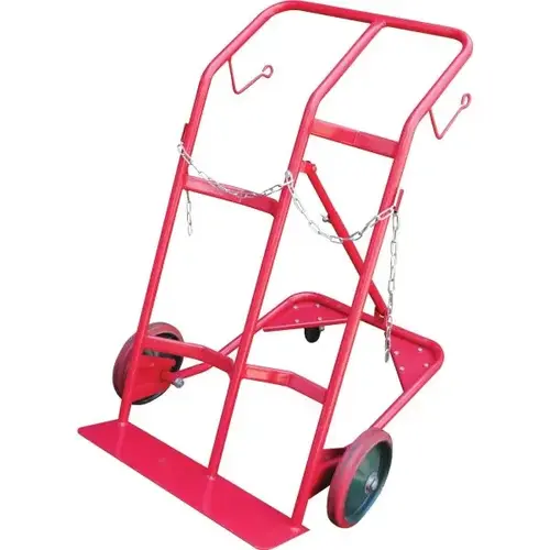 350 Lb Capacity Orange Steel Cylinder Tilt Back Hand Truck 350 Lb Capacity Orange Steel Cylinder Tilt Back Hand Truck