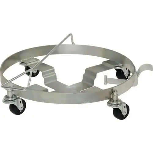 1000 Lb Capacity Silver Drum Dolly With Handle And Tilt 1000 Lb Capacity Silver Drum Dolly With Handle And Tilt