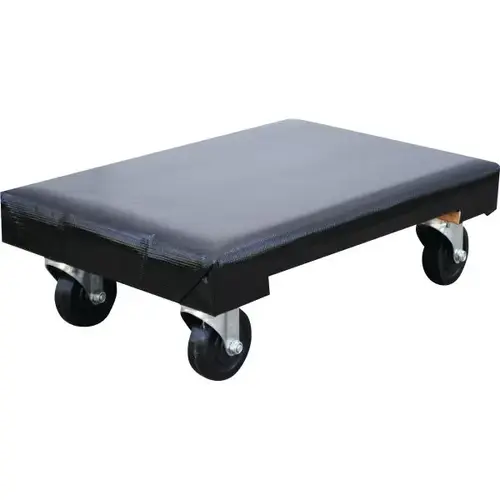 1200 Lb Capacity Black Hardwood Vinyl Covered Dolly 24" X 16" 1200 Lb Capacity Black Hardwood Vinyl Covered Dolly 24" X 16"