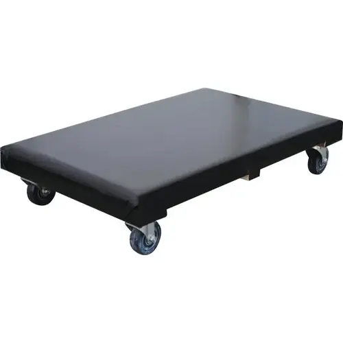 1200 Lb Capacity Black Hardwood Vinyl Covered Dolly 36" X 24" 1200 Lb Capacity Black Hardwood Vinyl Covered Dolly 36" X 24"