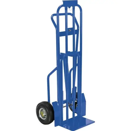 600 Lb Capacity Blue Steel 4-Wheel Hand Truck 600 Lb Capacity Blue Steel 4-Wheel Hand Truck