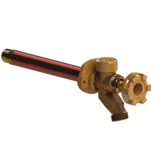 Freezeless Antisiphon Wall Faucet 1/2" X 3/4" Sweat Inlet, 10" Powder Coated Freezeless Antisiphon Wall Faucet 1/2" X 3/4" Sweat Inlet, 10" Powder Coated