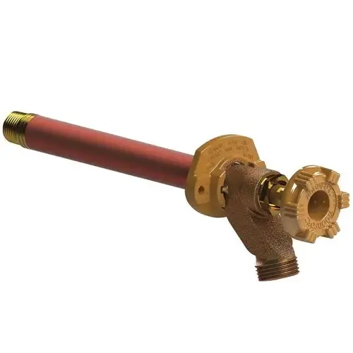 Freezeless Antisiphon Wall Faucet 1/2" Pex Inlet - 14" Model 14 Powder Coated Freezeless Antisiphon Wall Faucet 1/2" Pex Inlet - 14" Model 14 Powder Coated