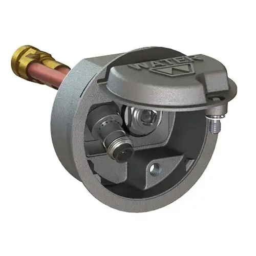 Freezeless Wall Hydrant 3/4" Mpt Inlet, 6" W/Round Chrome Brass Box Freezeless Wall Hydrant 3/4" Mpt Inlet, 6" W/Round Chrome Brass Box