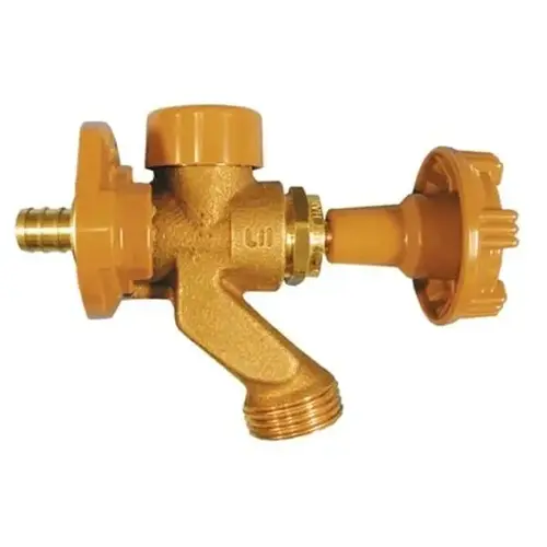 Residential Antisiphon Mild Climate Wall Faucet 1/2" Pex Inlet Powder Coated Residential Antisiphon Mild Climate Wall Faucet 1/2" Pex Inlet Powder Coated