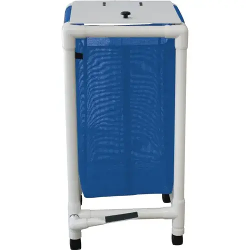 Echo Single Hamper With Mesh Bag And Foot Pedal - Royal Blue Echo Single Hamper With Mesh Bag And Foot Pedal - Royal Blue