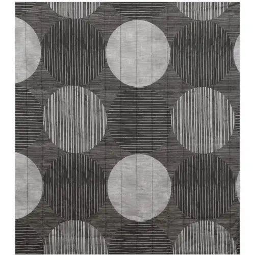 Rx Bedspread Twin 81x110 Throw Style Circles And Stripes Black And Grey Rx Bedspread Twin 81x110 Throw Style Circles And Stripes Black And Grey