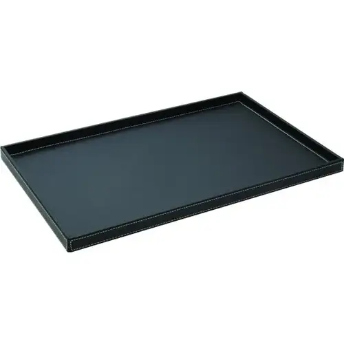 Coffee Service Tray Black Leatherette Coffee Service Tray Black Leatherette