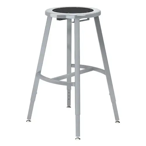 24-32" Height Adjust. Titan Stool Black Seat Grey Frame 24-32" Height Adjust. Titan Stool Black Seat Grey Frame