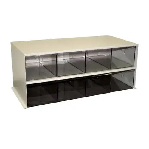 Adapticab Storage Solution 8 Large Acrylic Drawers Beige Cabinet Adapticab Storage Solution 8 Large Acrylic Drawers Beige Cabinet