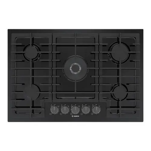 800 Series 30 Inch Gas Stove Cooktop In Black With Black Stainless Knobs 800 Series 30 Inch Gas Stove Cooktop In Black With Black Stainless Knobs