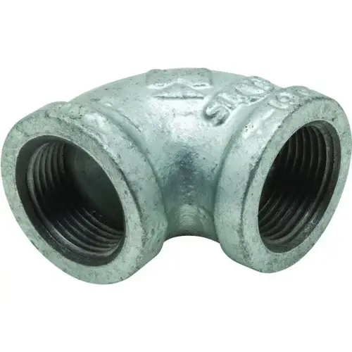 Galvanized Malleable 90 degree Elbow 1/2" X 1/2" Galvanized Malleable 90 degree Elbow 1/2" X 1/2"