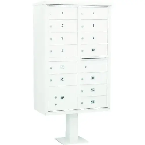 Cluster Mailbox White Cluster Mailbox White