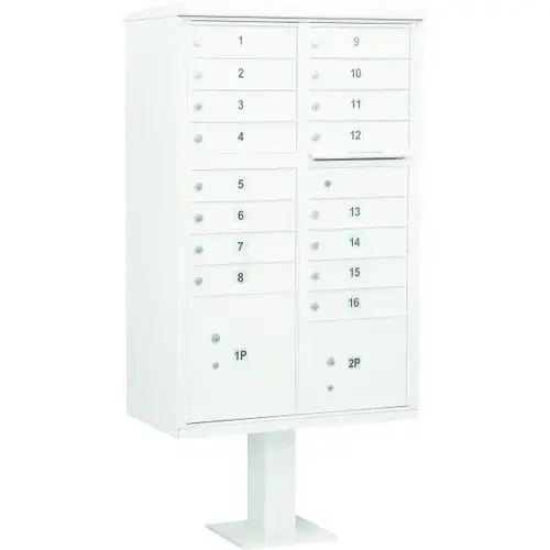 Cluster Mailbox White Cluster Mailbox White