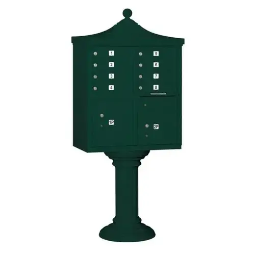 Regency Decorative- -Includes Top And Cover-Green Regency Decorative- -Includes Top And Cover-Green