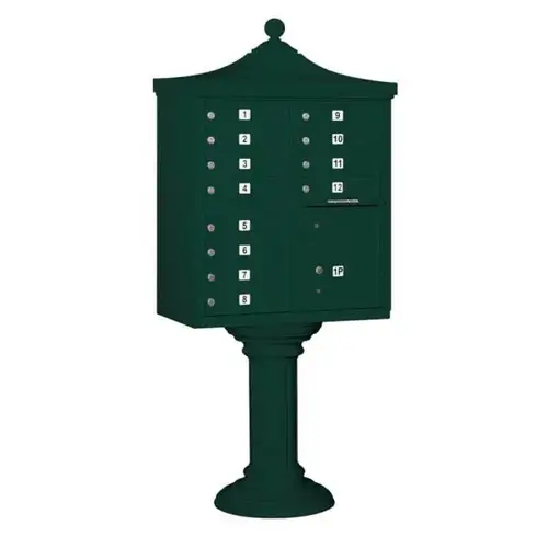 Regency Decorative- Green-Includes Top And Cover Regency Decorative- Green-Includes Top And Cover
