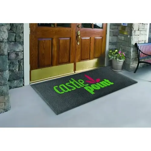 Superscrape Custom Floor Mat With 20% Post Consumer Rubber, Anti-Slip, 6 ft X 4 ft Superscrape Custom Floor Mat With 20% Post Consumer Rubber, Anti-Slip, 6 ft X 4 ft