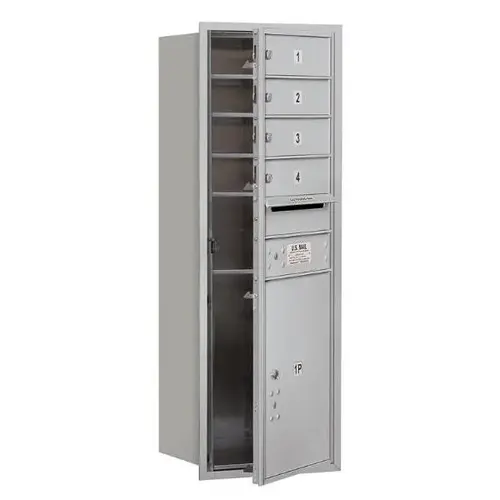 Recessed Mounted 4c Horizontal Mailbox- Aluminum Recessed Mounted 4c Horizontal Mailbox- Aluminum
