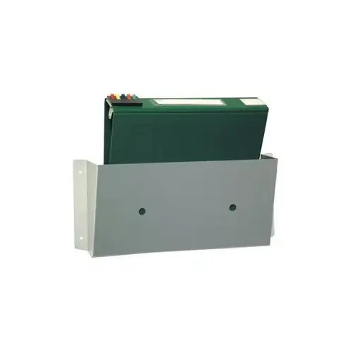 Wall Pocket Aluminum Grey 7h X 14w X 1"d Wall Pocket Aluminum Grey 7h X 14w X 1"d