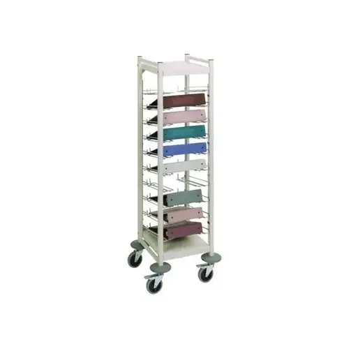 Omnimed 264410-BG Standard Horizontal Open Chart Rack 10 Chart Capacity ...