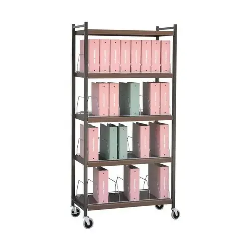 Big Beam Vertical Open Chart Rack 5 Shelves 48 Chart Capacity Beige Big Beam Vertical Open Chart Rack 5 Shelves 48 Chart Capacity Beige